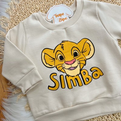  Conj. Casaco e Calça de Moletom Simba - Bege